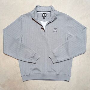FootJoy FJ Men's SMALL Allegheny Country Club 1/4 Zip Golf Performance Pullover